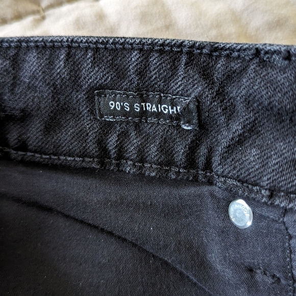 Free Assembly, 90's straight leg jean, distressed, size 10 - Picture 3 of 13